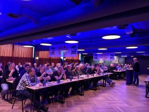 Regionsleder, Arild Olsbakk ledet årsmøte med stødig hånd