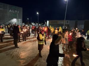 Mange møtte opp på Minnesmarkering på Verdal