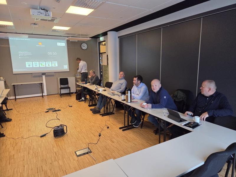 NLF delagasjon på møtet 