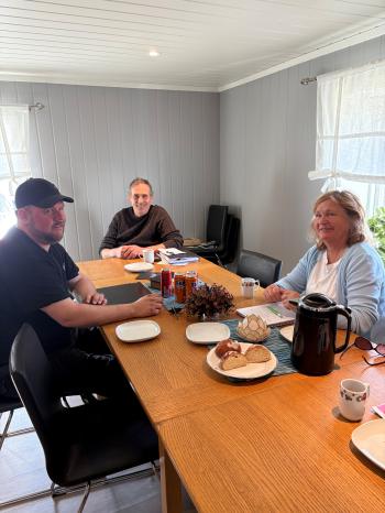 Morten Bråthen og nestleder i NLF Oslo & Akershus, Sissel Heen